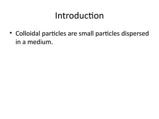 Particles Colloidal Sem Comprehensive Overview of Colloidal Particles: Types, Properties, and ...