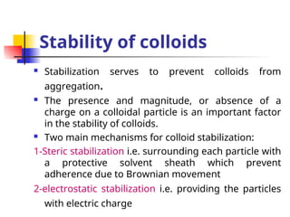 COLLOIDS what is colloids what is the uses of colloids | PPT