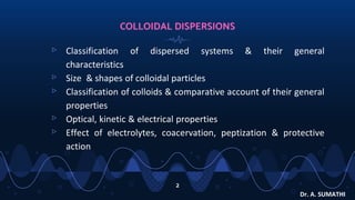 Physical Pharmaceutics - Colloidal Dispersions | PDF
