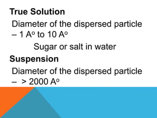 Colloids and macromolecules | PPTX