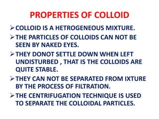 Colloid Stable Colloids is matter around us pure | PPTX
