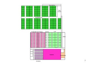 7Verraterie
Quai
couvert
Engraissements
2 PS2 maternités de 33 places
Quarantaine
Gestante
Nursery
Atelier
Quai extérieur
 