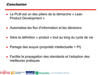 Augmentation de la 	performance du produit