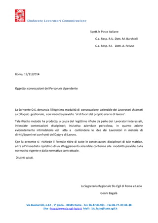 Colloqui gestionali per Poste Italiane