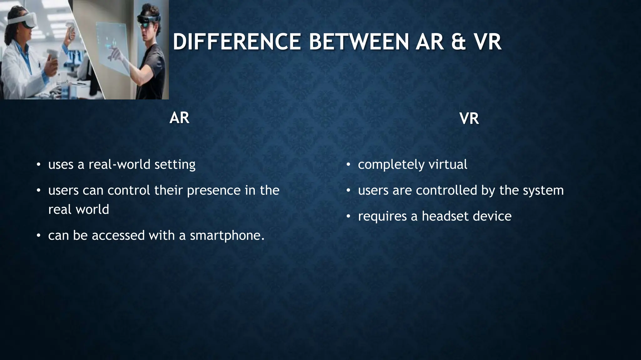 Different types of Augumented reality applicaitons | PPTX