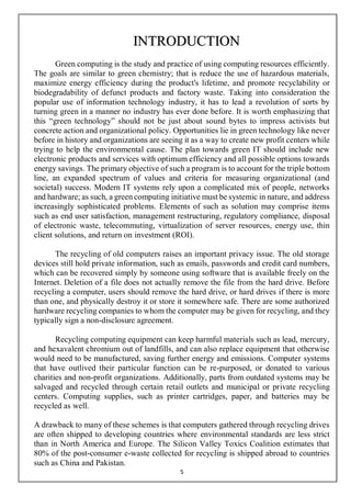 Green IT Report | PDF