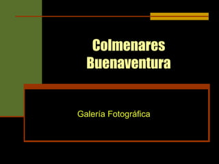 Colmenares Buenaventura Galería Fotográfica   