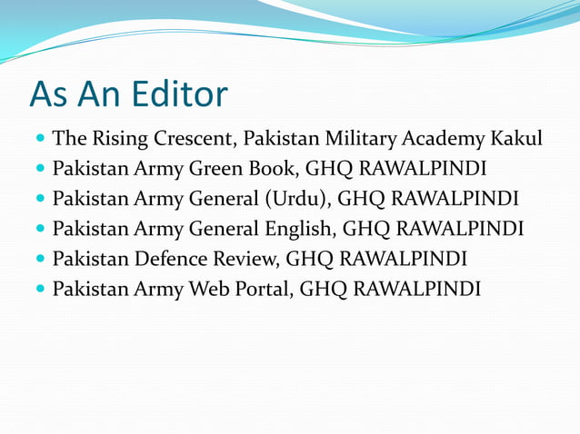 Col muhammad khalid khan Poet | PPT