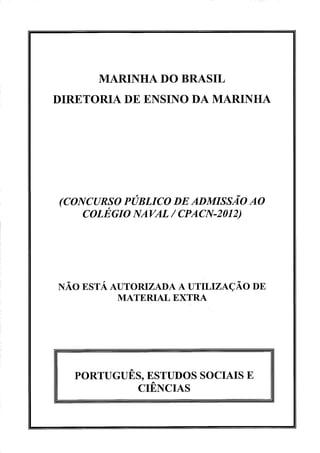 Col  naval português, estudo sociais e ciências (amarela)