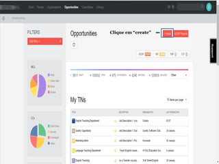 Clique em “create”
 