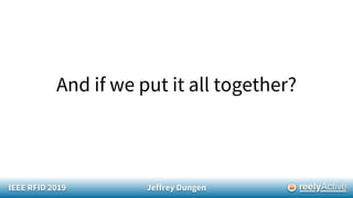 IEEE RFID 2019 Jeffrey Dungen
And if we put it all together?
 