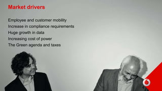 Market drivers
Employee and customer mobility
Increase in compliance requirements
Huge growth in data
Increasing cost of power
The Green agenda and taxes
4
 