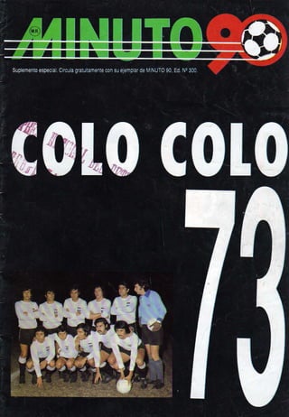 Revista "Colo colo 73"