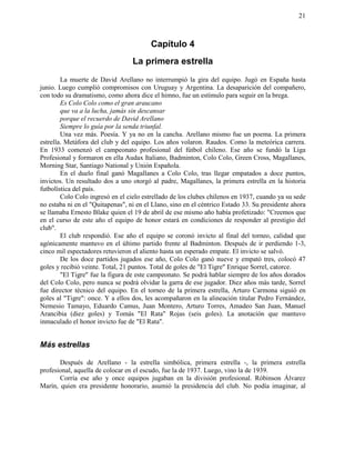 Colo-Colo, el equipo que ha sabido ser campeón | PDF