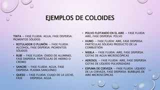 COLOIDES.pptx fisico química, soluciones coloidales | PPTX