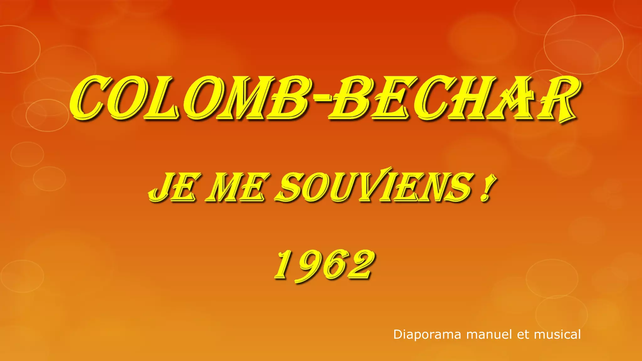 Colomb bechar 1962169 PPT