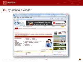 02. ayudando a vender




Sociedad Estatal para la Gestión de la Innovación y las Tecnologías Turísticas, S.A.   32 |
 