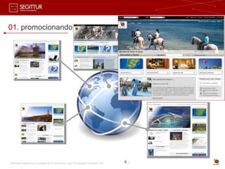 01. promocionando




Sociedad Estatal para la Gestión de la Innovación y las Tecnologías Turísticas, S.A.   8 |
 