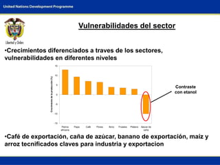 Opportunities for Adaptation to Climate Change in COlombia