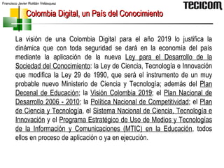 Colombia Digital Slide 87