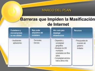 MARCO DEL PLAN
 