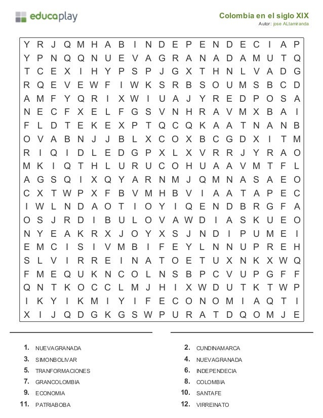 colombia en el siglo xixsopa de letras 1 638
