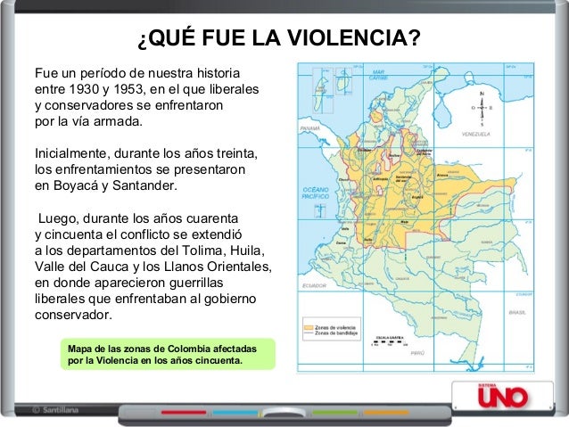 Resultado de imagen para que fue la violencia en colombia