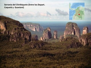 Serranía del Chiribiquete (Entre los Depart.
Caquetá y Guaviare)
 