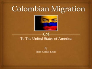 To The United States of America
By
Juan Carlos Leon
 