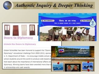 Authentic Inquiry & Deeper Thinking

 
