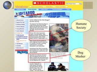 Humane
Society

Dog
Musher

 