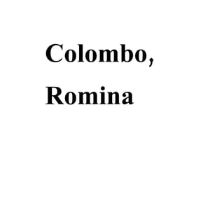 Colombo,
Romina
 