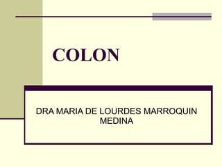 COLON DRA MARIA DE LOURDES MARROQUIN MEDINA 