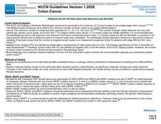 NCCN Clinical Practice Guidelines for Colon Cancer 2026 Update | PDF