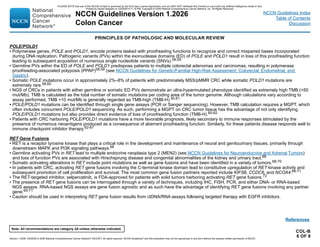 NCCN Clinical Practice Guidelines for Colon Cancer 2026 Update | PDF