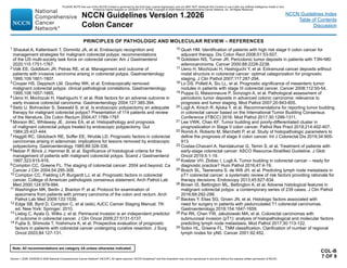 NCCN Clinical Practice Guidelines for Colon Cancer 2026 Update | PDF