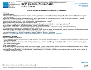 NCCN Clinical Practice Guidelines for Colon Cancer 2026 Update | PDF