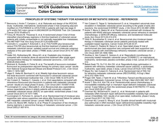 NCCN Clinical Practice Guidelines for Colon Cancer 2026 Update | PDF