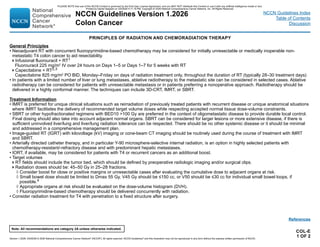 NCCN Clinical Practice Guidelines for Colon Cancer 2026 Update | PDF