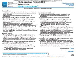 colon adenocarcinoma management and surveillance | PDF