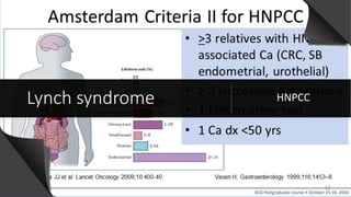 Lynch syndrome HNPCC
 