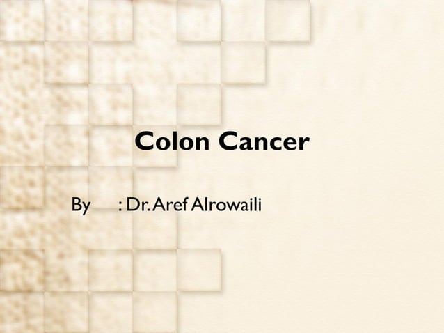 Colon Cancer PPT
