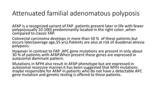 COLON CANCER causes and Management of the disease.pptx