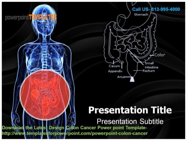Latest Design Colon Cancer Power point Template Latest Design Colon Cancer Power point Template