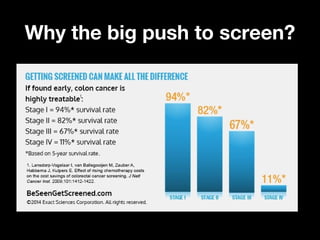 Why the big push to screen?Why the big push to screen?
 