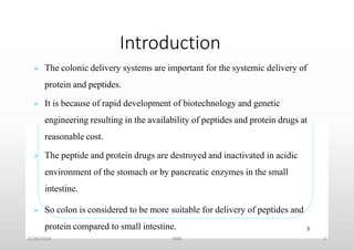 Colon Specific Drugs Delivary Systempptx | PPTX