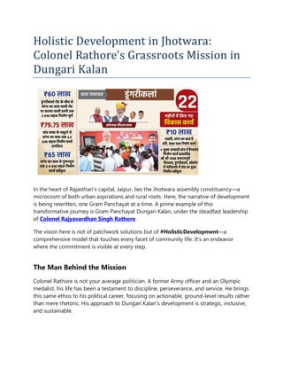 Colonel Root Colonel Rathore's Grassroots Mission in Dungari Kalan.pdf