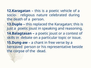 Karagatan Symbol COLONIAL LITERATURE IN THE PHILIPPINES HH | PPTX