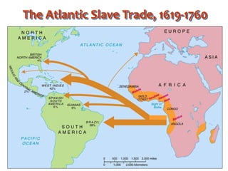 The Atlantic Slave Trade, 1619-1760
 