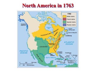 North America in 1763
 